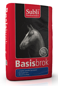 Foto zak paardenbix merk Subli